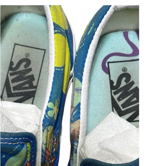 Vans X Spongrbob Collab Slide On Sneaker 8.5 Men’s OR 10 Women Release Box I - Picture 5 of 16